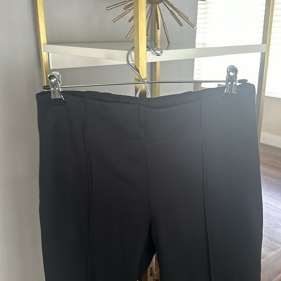 Express, columnist, midrise, black, elastic waist - Picture 3 of 7